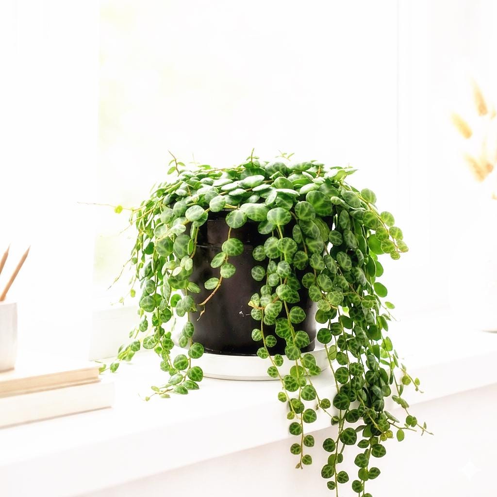 4 inch String of Turtles Plant (Peperomia prostrata) – Trailing Indoor Houseplant | Easy Care