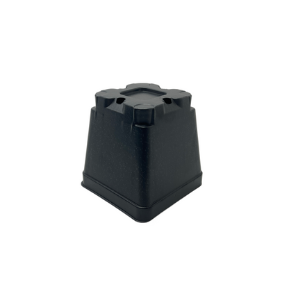 50-Pack of 3.5-inch Square Nursery Pots – Durable Black Plastic Pots for Seedlings, Cuttings & Transplants, Suitable for 1020 Trays (50 Count)