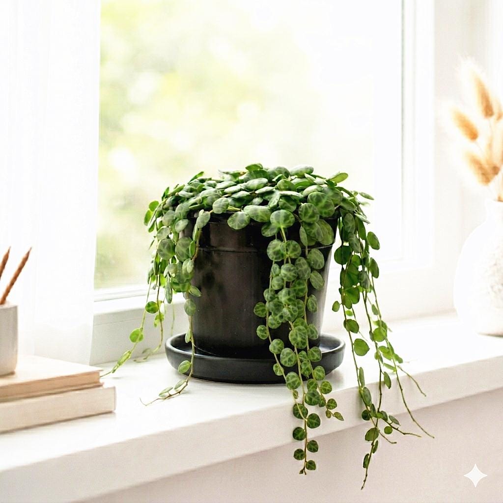 4 inch String of Turtles Plant (Peperomia prostrata) – Trailing Indoor Houseplant | Easy Care