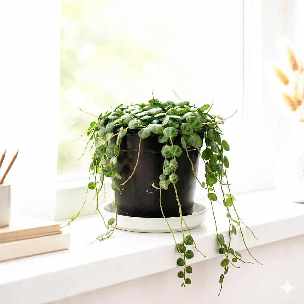 4 inch String of Turtles Plant (Peperomia prostrata) – Trailing Indoor Houseplant | Easy Care