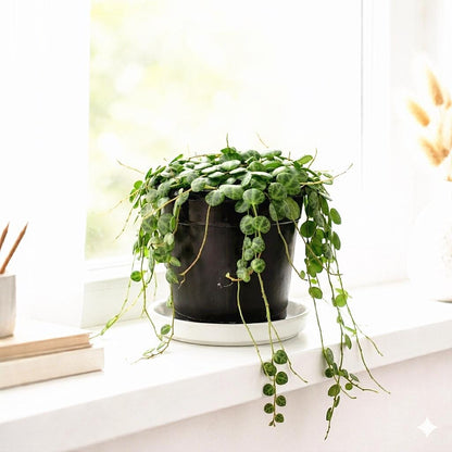 4 inch String of Turtles Plant (Peperomia prostrata) – Trailing Indoor Houseplant | Easy Care